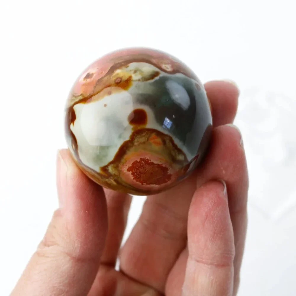 Polychrome Jasper Sphere - 45mm - Picture 1 of 12